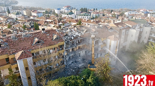 BÜYÜKÇEKMECE BELEDİYESİ YIKILAN BİNA DENİZ KUMU KENTSEL DÖNÜŞÜM